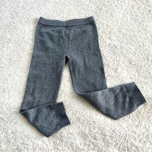 BABY GAP Girls' Gray & Silver Glitter Sweat Pants (Thick Leggings) Size 4